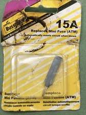 NEW GENUINE BUSSMANN CB211-15-RP 15 Amp Type-I ATM Mini Circuit Breaker