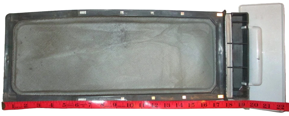 8558459 | FILTRO TRAMPA PELUSA SECADORA Blanco, Gris Oscuro, SÍ Extensor, SIN dientes Foto 4 de 4