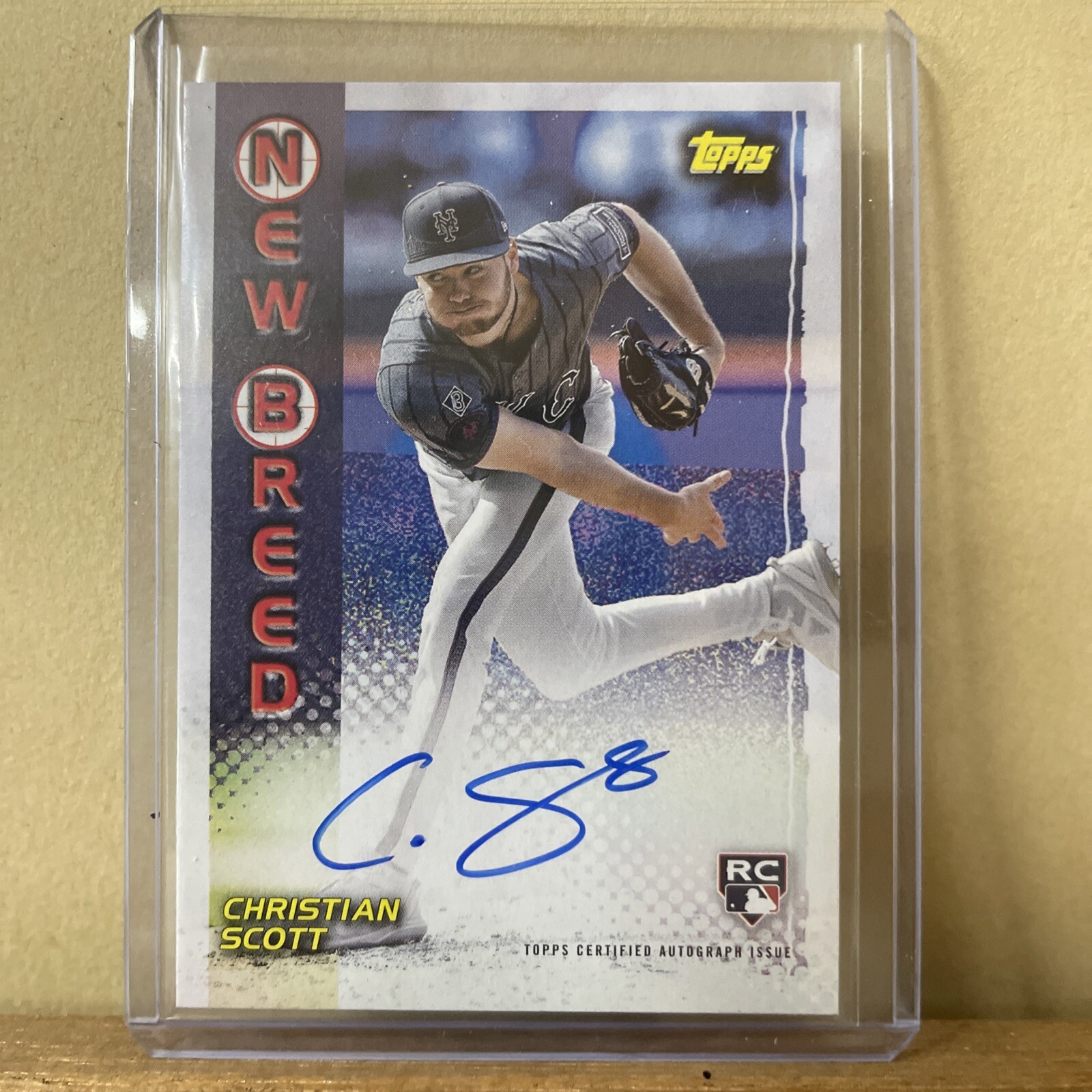 2024 Topps Archives 1999 New Breed on card RC Auto Christian Scott #99NBA-CS