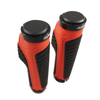 Bike Bicycle Handlebar Grips Lock On Anti Slip Ergonomic Black Red For Commencal