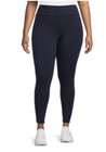 Terra and Sky Women’s Plus Dark Navy Soft Leggings 2X (20W-22W) NWT — photo 1