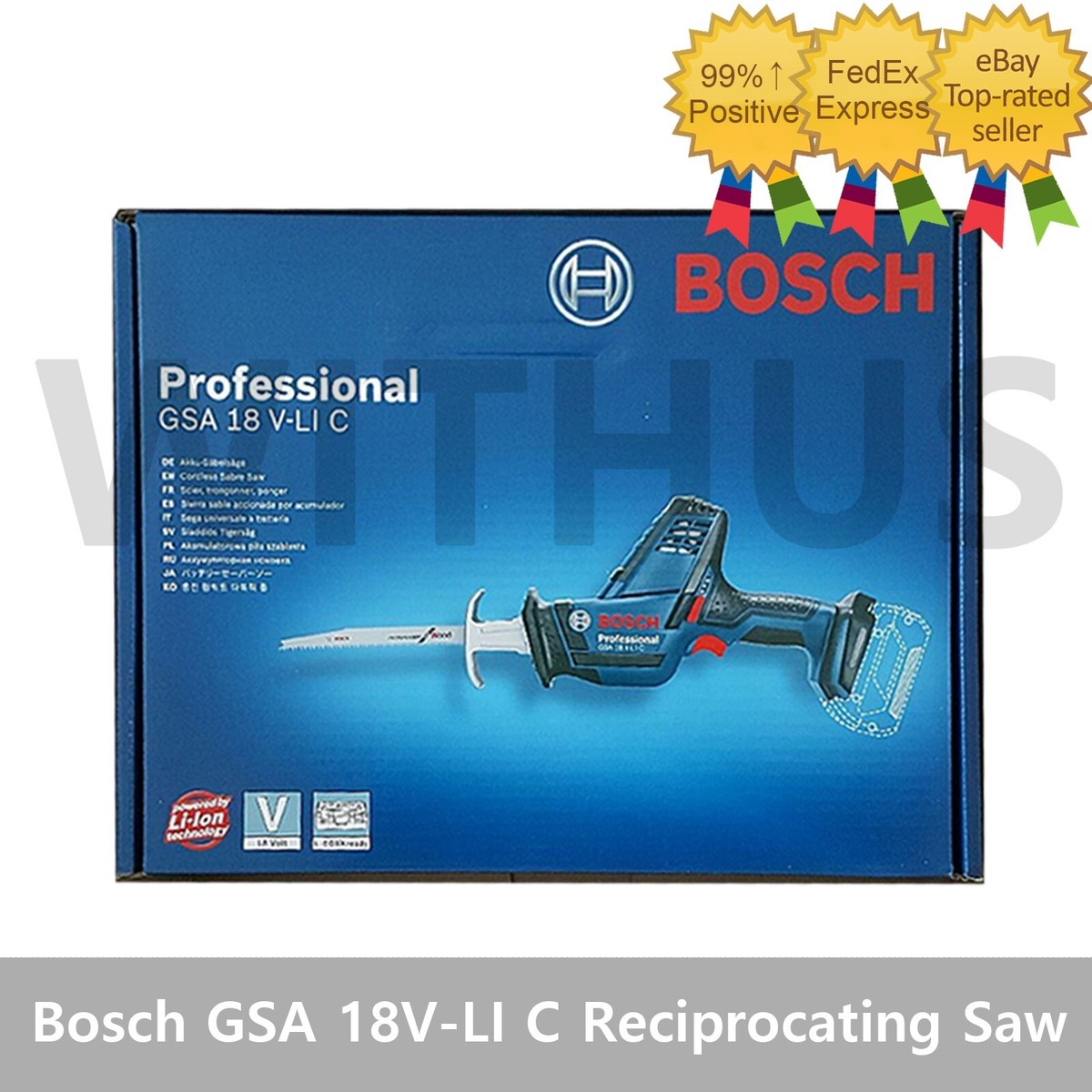 Bosch GSA 18V-LI C 18V Professional Cordless SDS Reciprocating Saw 