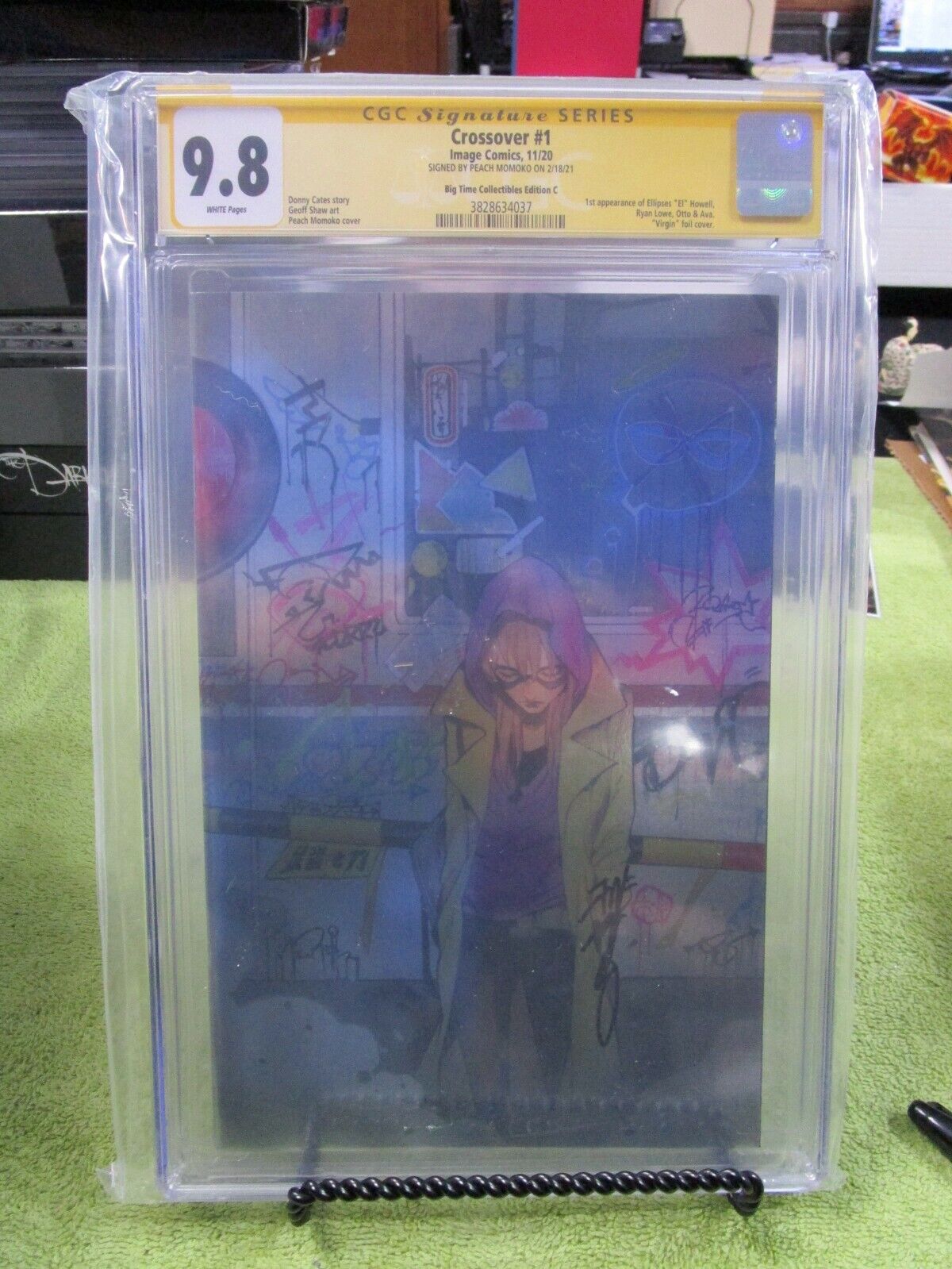 Crossover #1 CGC 9.8 Peach Momoko Virgin Variant 1st Appearances | eBay