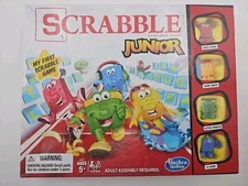 2016 Hasbro Gaming ~ SCRABBLE JUNIOR ~ Table Top Board Game ~ COMPLETE