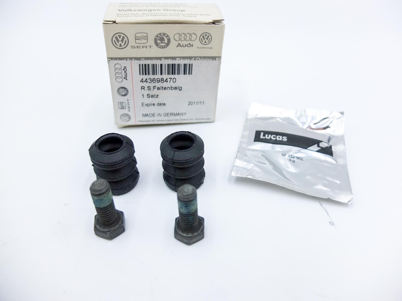 Set Ärmel Bremssattel Original Audi 80 443698470 Kopfhörer Fahren 