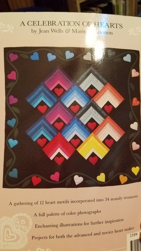 A Celebration Of Hearts Quilting Pattern Ot Applique - Picture 2 of 5