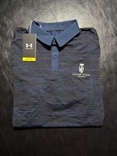 NWT MEN'S UNDER ARMOUR THE ISO-CHILL POLO, SIZE: L, COLOR: NAVY M17