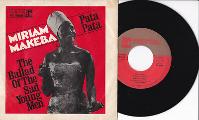 Miriam Makeba  -Pata Pata / The Ballad Of The Sad Young Men- 7'' 45 Reprise 