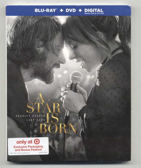 A Star Is Born Blu-ray/DVD/Digital, 2019 Target Exclusive | eBay