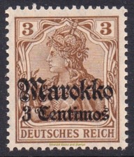 EBS Germany MAROCCO 1911 - Germania overprinted Marokko - Michel MA 46 - MNH**