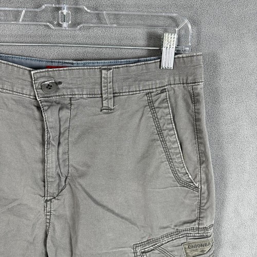 Vintage UNIONBAY Cargo Shorts Adult 34 Gray Y2K Summer Retro Mens - Picture 3 of 12