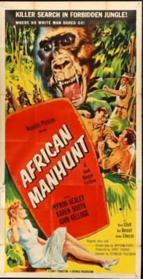 AFRICAN MANHUNT 1955 RARE JUNGLE ADVENTURE FILM ON DVD UNCUT ...