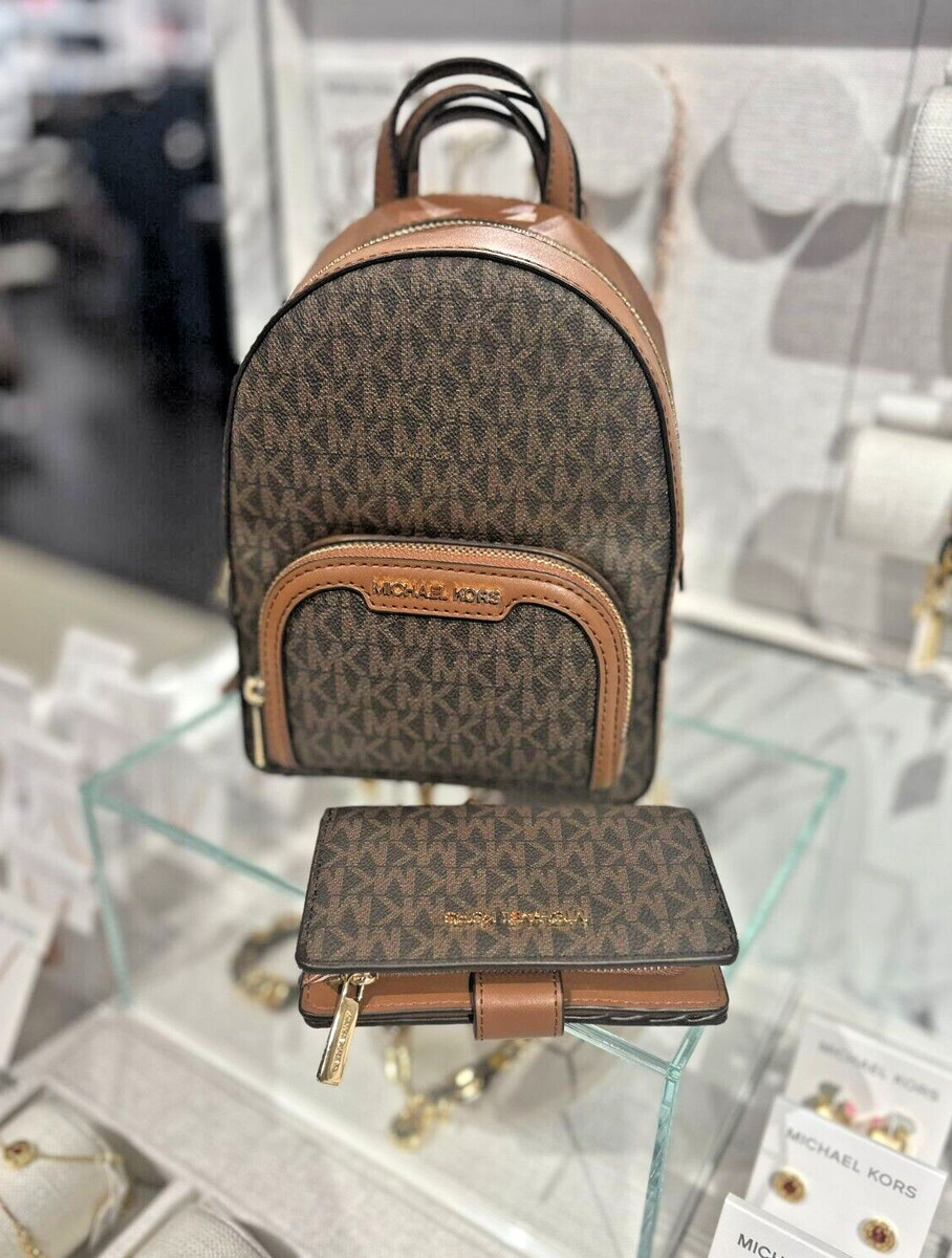 Michael Kors Jaycee Xsmall Backpack & Corner Zip Bifold Wallet NWT Michael Kors Jaycee XS Mini Convertible Leather Backpack  main image 4
