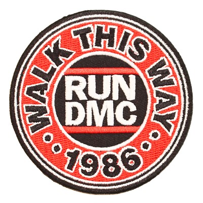 RUN DMC Walk This Way New & Official Patch 72mm x 72mm