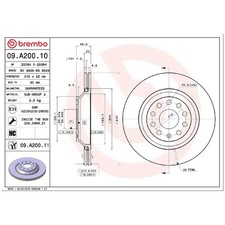 2x Bremsscheibe hinten für Skoda Superb 2 3T4 3T5 3 3V3 3V5 4 NZ3 NZ5 id39946