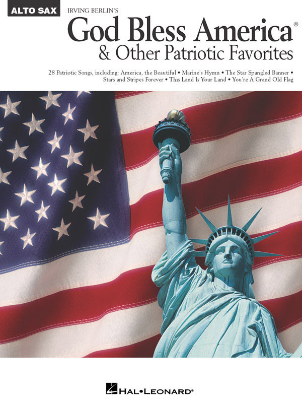 God Bless America and Other Patriotic Favorites Alto Sax Solo Sheet Music Book