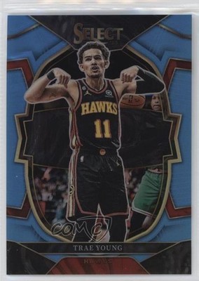 2022-23 Panini Select Concourse Light Blue Prizm 109/299 Trae Young #66 y8h