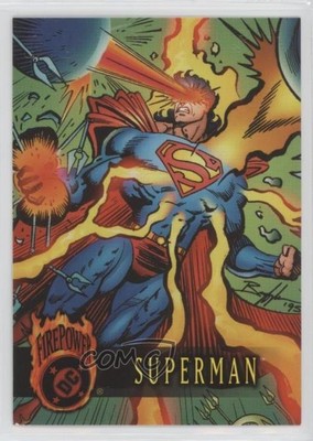 1996 Fleer DC Outburst: Firepower Superman #73 0z0n