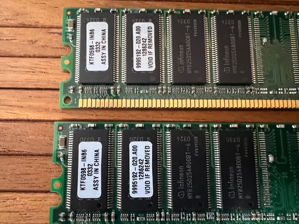 PC 2100 128 MB Lot Of 3 Desktop RAM / Memory - Image 3 of 4