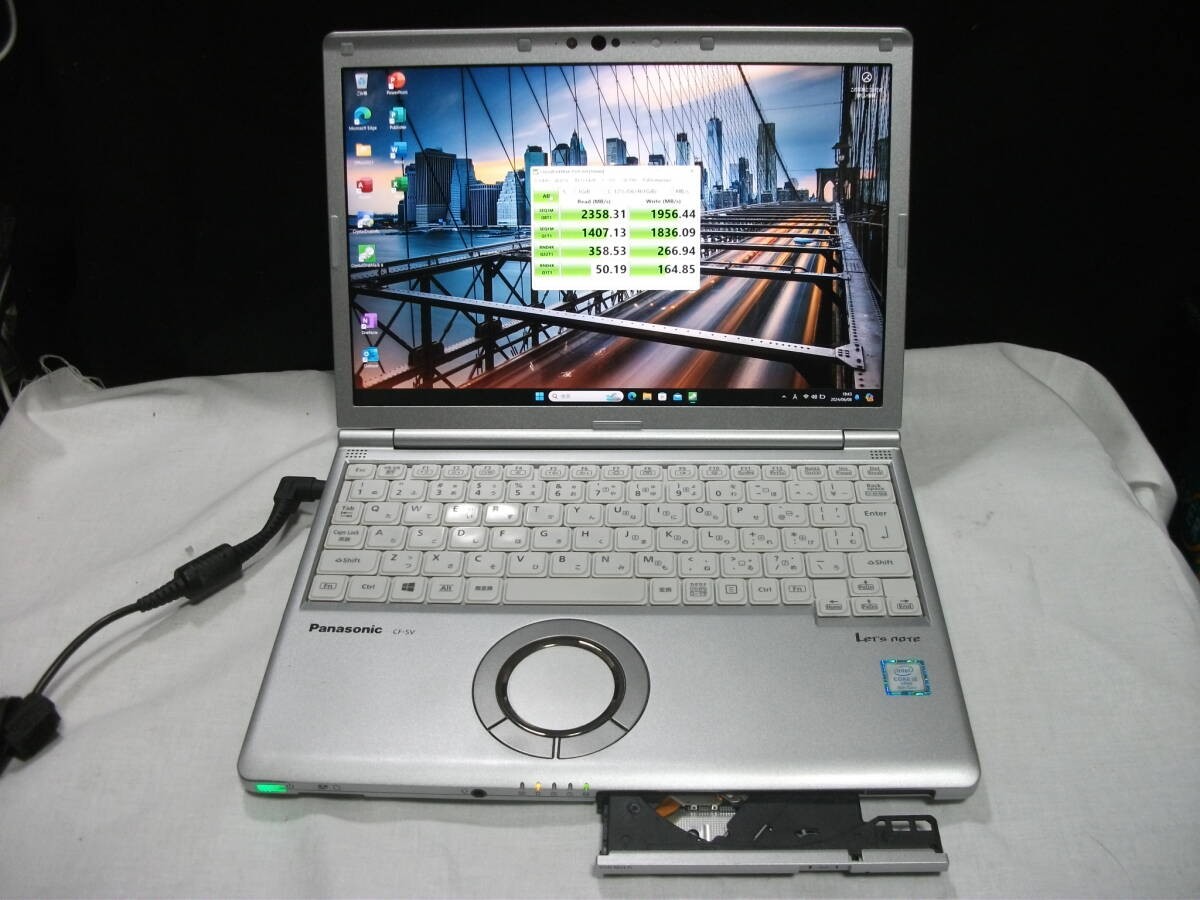 Win11 Panasonic Let's note CF-SV8RDAVS/Corei5/8GB memory +