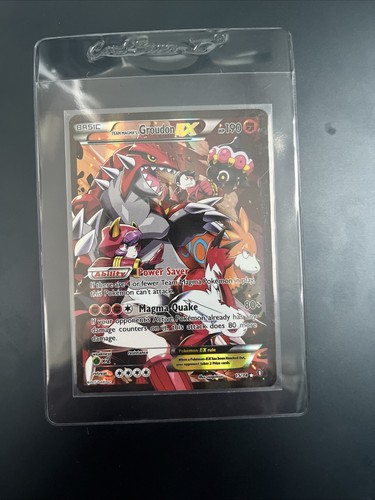 Pokemon 2015 Team Magma's Groudon EX XY Double Crisis #15/34 Read Description