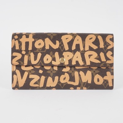 LOUIS VUITTON Portemonnaie Graffiti M92190 Mng Peach Stephen Sprouse Sammler