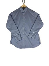 Uniqlo Shirt Men’s Size XL Blue Check Long Sleeve Button Up Casual Dress Top