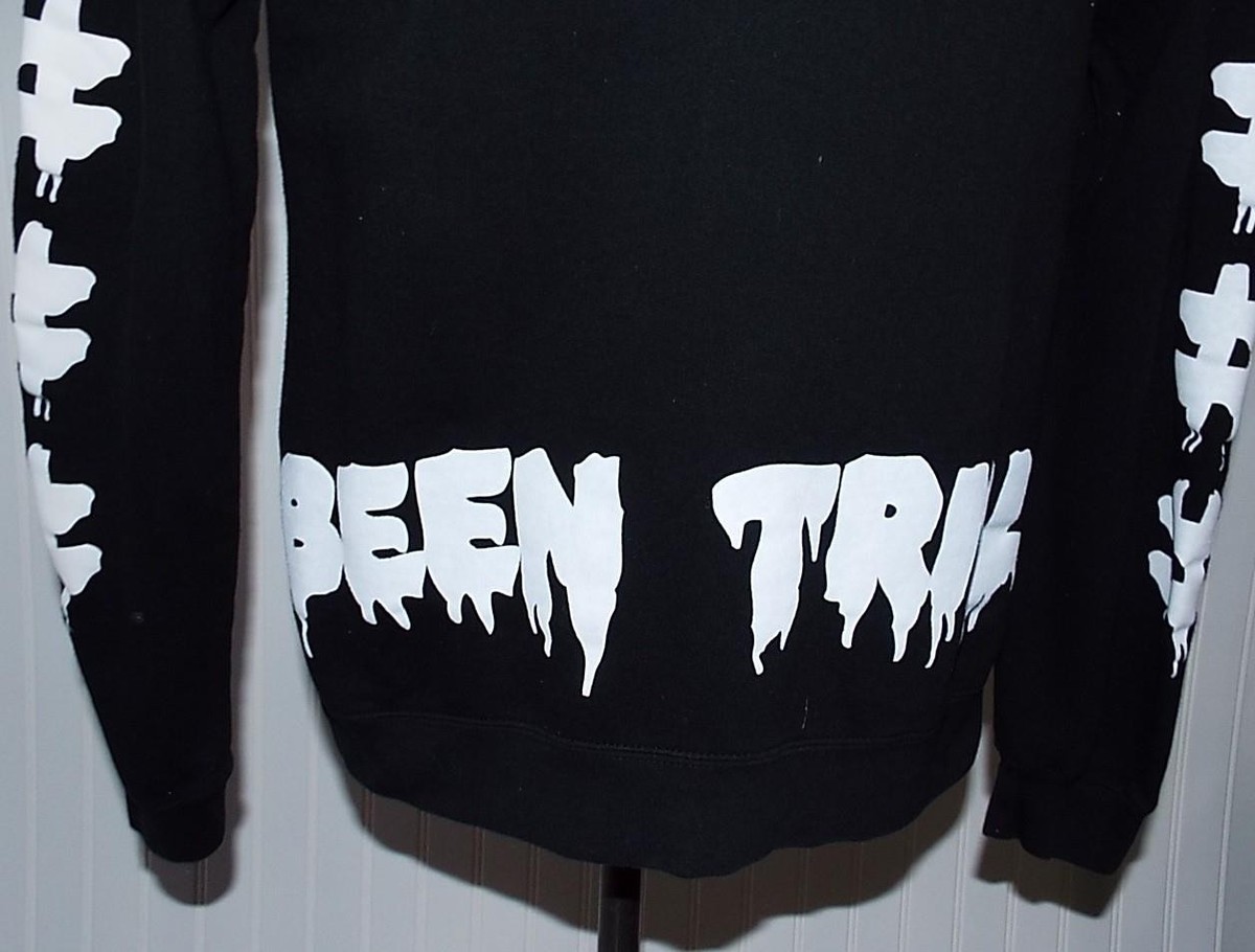 [BEENTRILL]★NEW HASHTAG LONG T-SHIRT Been Trill Hashtag T-Shirt Black White Size Large | eBay