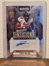 Tyree  Wilson, prizm autograph! Texas tech. Prizm draft picks!