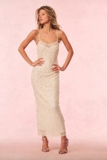 LoveShackFancy Mirrian Beaded Maxi Dress