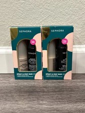Sephora Set and Spray Duo Full Size Orig and Glow - 2 sets makeup setting spray
