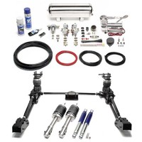 TA Technix Viair HäRtev. Luftfahrwerk Seat Inca VW Caddy II 11,5L Chromtank