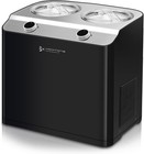 Homtone 2 Flavor Ice Cream MakerAutomatic Compressor Ice Cream Maker Machine wi