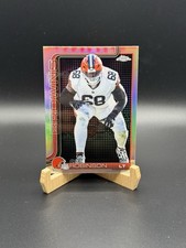 Cam Robinson 2025 Topps Chrome Lightboard Logo Variation Refractor SP #124 - CLE