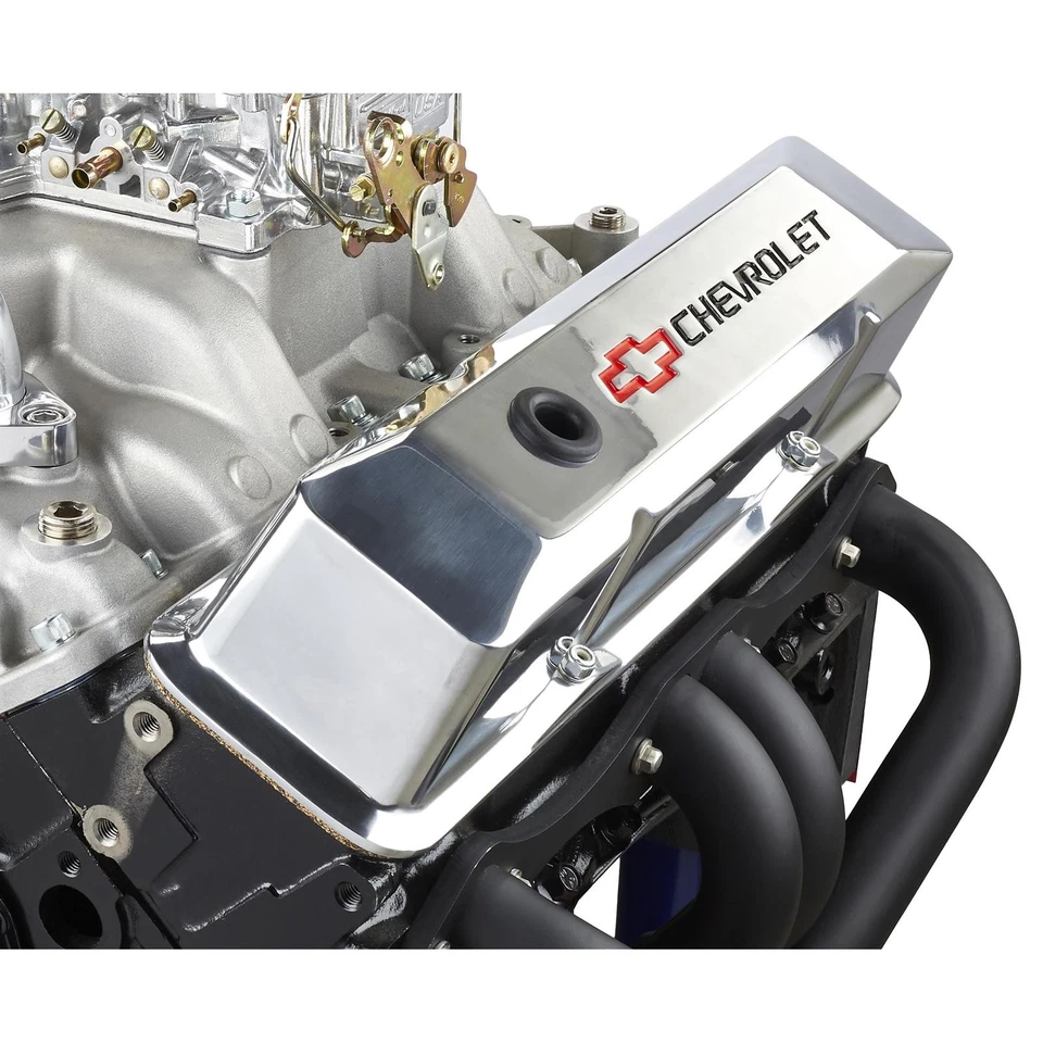 Speedway Bow Tie Aluminum Valve Covers, Fits Small Block Chevy - Image 2 of 4