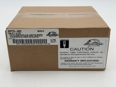 Harley-Davidson Screamin Eagle Stage 1 Air Cleaner Kit 29773 02c