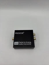 PROZOR 192KHz Digital to Analog Audio Converter DAC Digital SPDIF Optical to ...