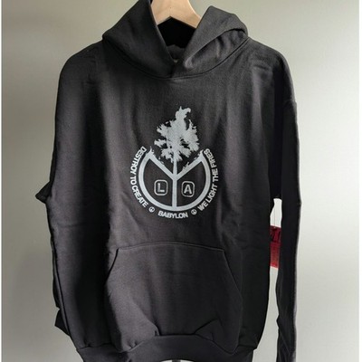 NWT Babylon LA ''Destroy to Create'' Hoodie Size Medium Black