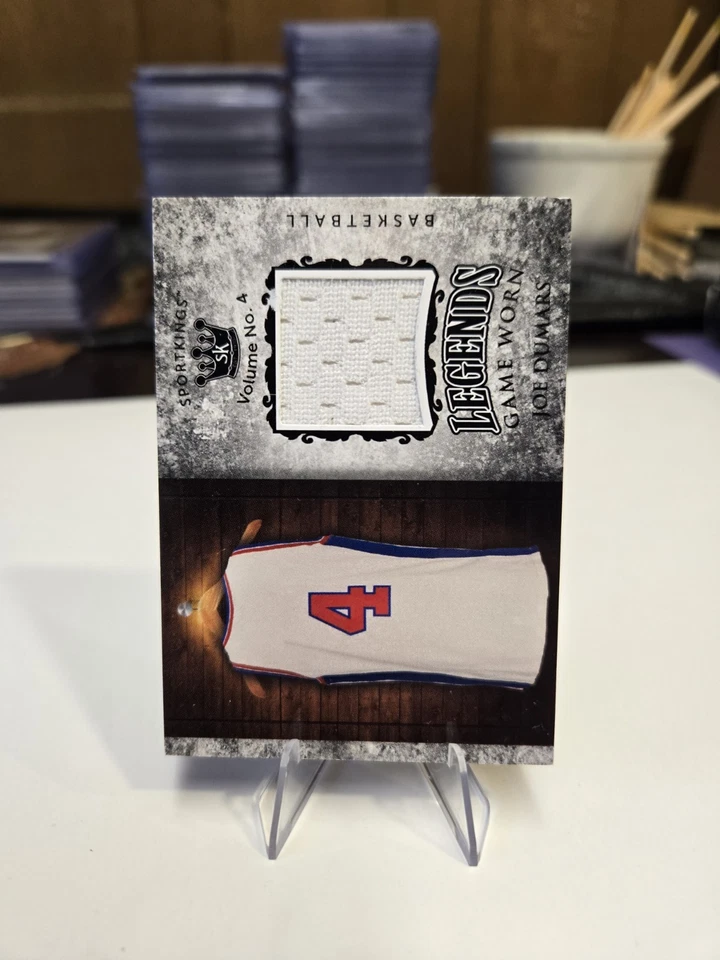 2023 Sportkings Vol 4 Joe Dumars Legends Materials Patch #LSM-67 Game Used! 🔥  - Image 3 of 3