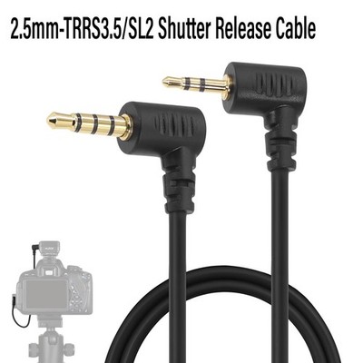 2.5mm/3.5mm-TRRS3.5/SL2 LR Remote Control Cable for Leica SL2,SL2S,SL3,SL3S