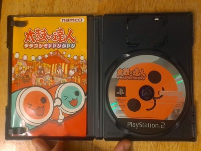 PS2 Namco Taiko no Tatsujin Tatakon De Dodon ga Don Japanese