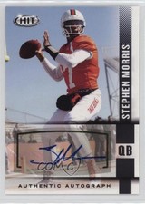 2014 SAGE Hit Auto Black Stephen Morris #A17 Auto un2