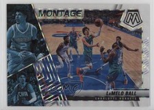 2021-22 Panini Mosaic Montage White Mosaic Prizm /25 LaMelo Ball #12 nd3