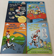 Lot of 4 Dr. Seuss The Cat In The Hat  s Learning Library Series Books Hardcover