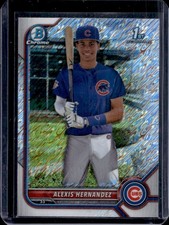 2022 Bowman Chrome Alexis Hernandez Shimmer Refractor 1st Prospect #BCP-172 Cubs