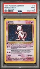 POKEMON MEWTU 1999 GERMAN 1ST EDITION #10 HOLO PSA 9