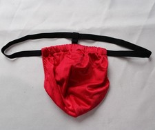 Male Power Men's Bold Stretch G-String Pouch Thong NN7 Red One Size NWT
