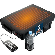 Alpcour Portable Heated Stadium Seat Cushion Bleacher Seat - 1 Pack - Black Alpcour Portable Heated Stadium Seat Cushion Bleacher Seat - 1 Pack - Black