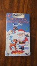 The Rudolph, Frosty, and Friends Sing-Along VHS 1996 Vintage Golden Books Promo