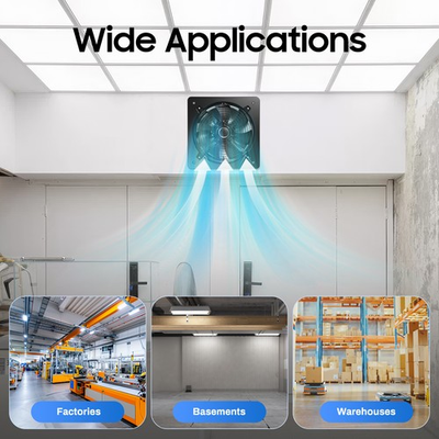 #ad 16Inch Fan Utility Blower Industrial Axial Flow Exhaust Fan Black 2800r min 300W $91.10